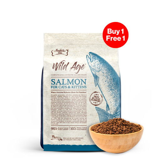 Absolute Bites Wild Age Dry Cat Food - Salmon (3.3lbs)