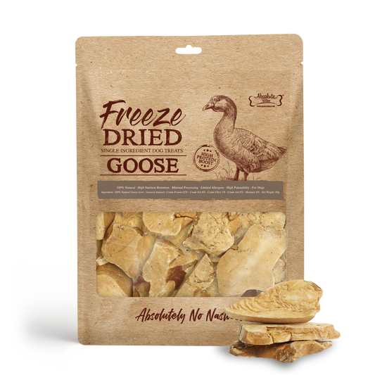 Absolute Bites Single Ingredient Freeze Dried Dog Treats - Goose (60g)