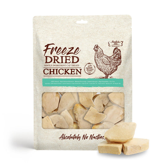Absolute Bites Single Ingredient Freeze Dried Cat Treats - Chicken (60g)