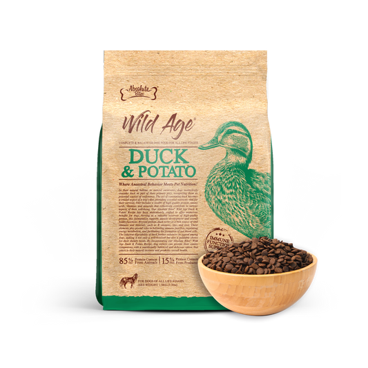 Absolute Bites Wild Age Dry Dog Food - Duck & Potato