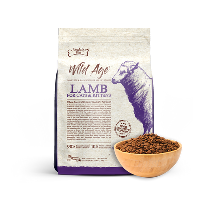 Absolute Bites Wild Age Dry Cat Food - Lamb
