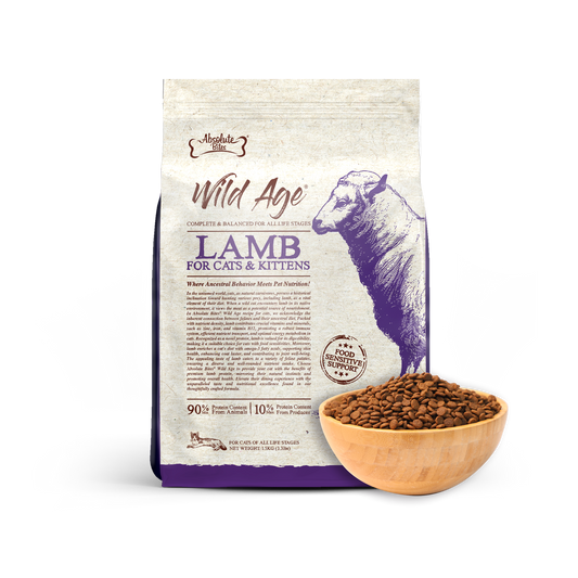 Absolute Bites Wild Age Dry Cat Food - Lamb
