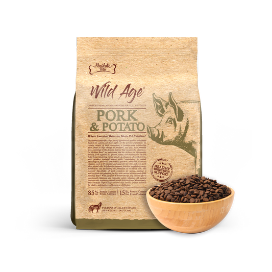 Absolute Bites Wild Age Dry Dog Food - Pork & Potato