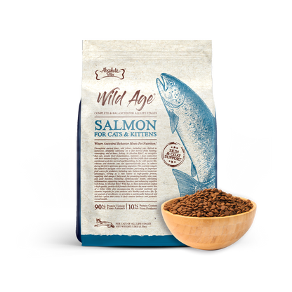 Absolute Bites Wild Age Dry Cat Food - Salmon