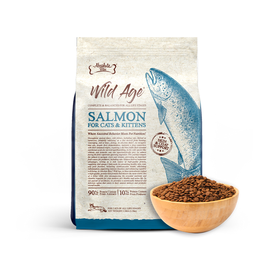 Absolute Bites Wild Age Dry Cat Food - Salmon