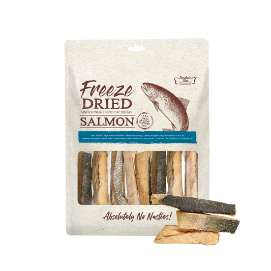 Absolute Bites Single Ingredient Freeze Dried Cat Treats - Salmon (55g)