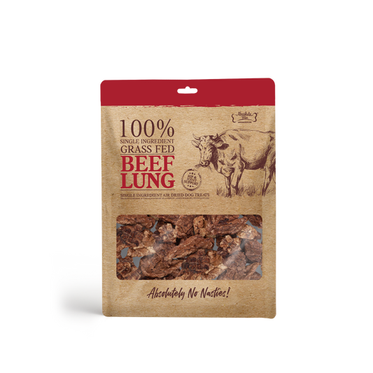 Absolute Bites Single Ingredient Air Dried Treats For Dogs - Beef Lung