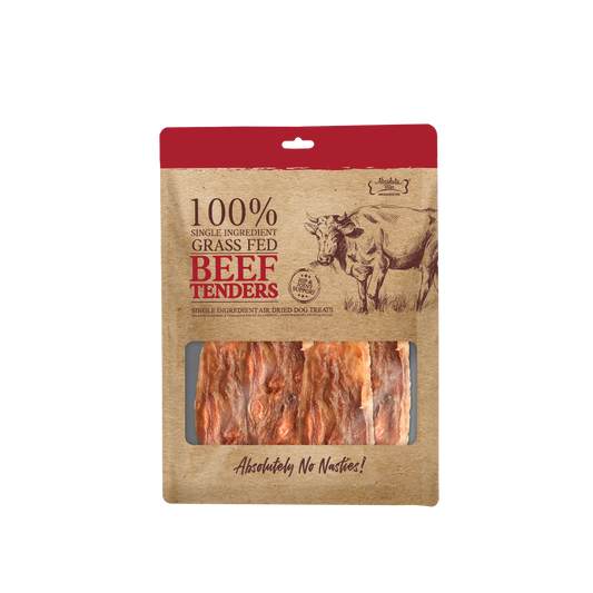 Absolute Bites Single Ingredient Air Dried Treats for Dogs - Beef Tenders