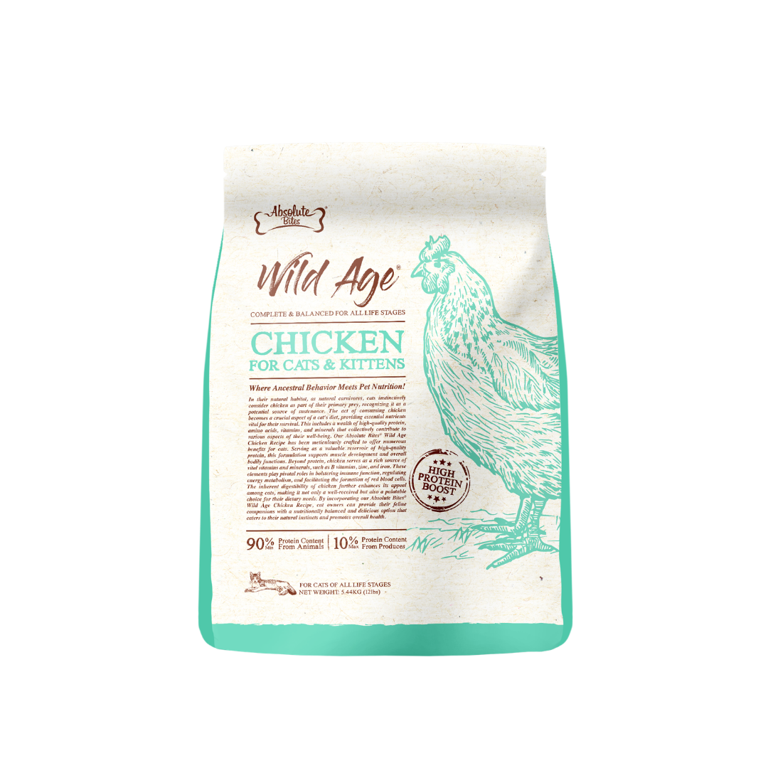 Absolute Bites Wild Age Dry Cat Food - Chicken