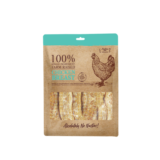Absolute Bites Single Ingredient Air Dried Treats for Dogs & Cats - Chicken Breast