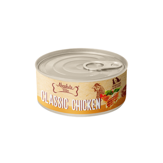 Absolute Bites Wet Canned Food - Classic Chicken