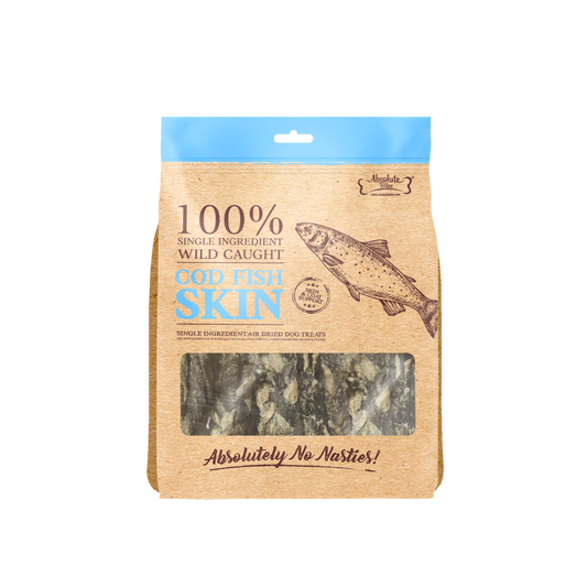 Absolute Bites Single Ingredient Air Dried Treats for Dogs - Cod Fish Platter