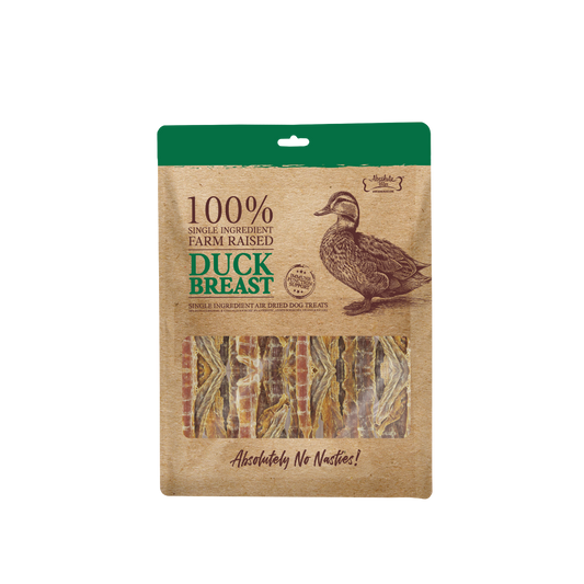 Absolute Bites Single Ingredient Air Dried Treats for Dogs - Duck Breast (110g)