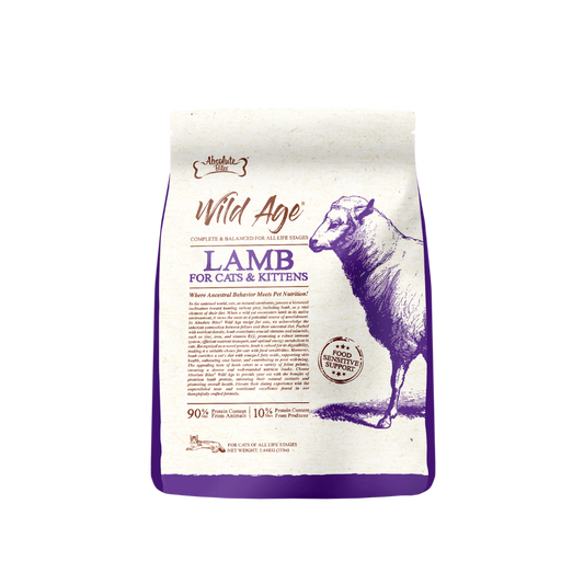 Absolute Bites Wild Age Dry Cat Food - Lamb
