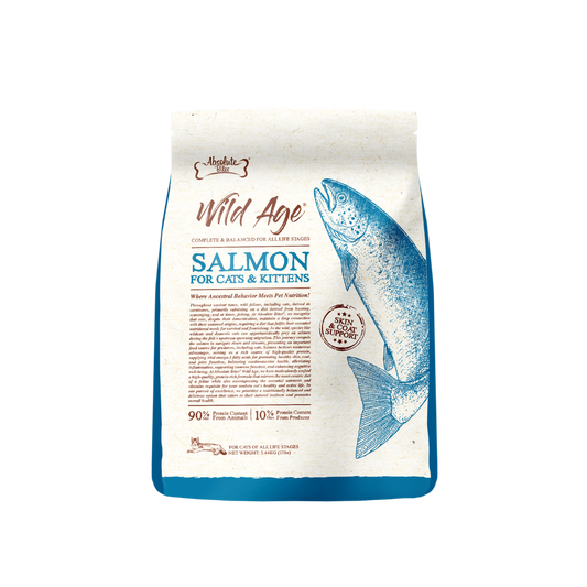 Absolute Bites Wild Age Dry Cat Food - Salmon