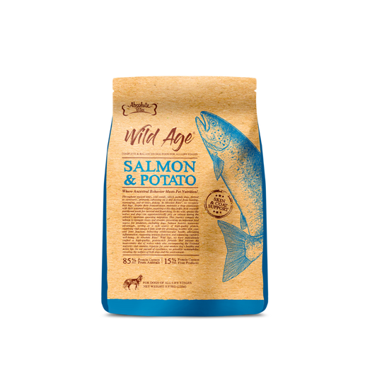 Absolute Bites Wild Age Dry Dog Food - Salmon & Potato