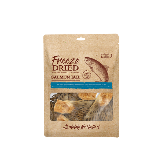 Absolute Bites Single Ingredient Freeze Dried Dog Treats - Salmon Tail (30g)