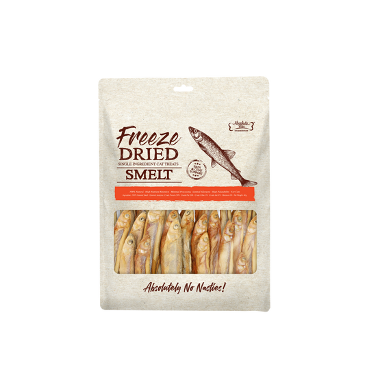 Absolute Bites Single Ingredient Freeze Dried Cat Treats - Smelt
