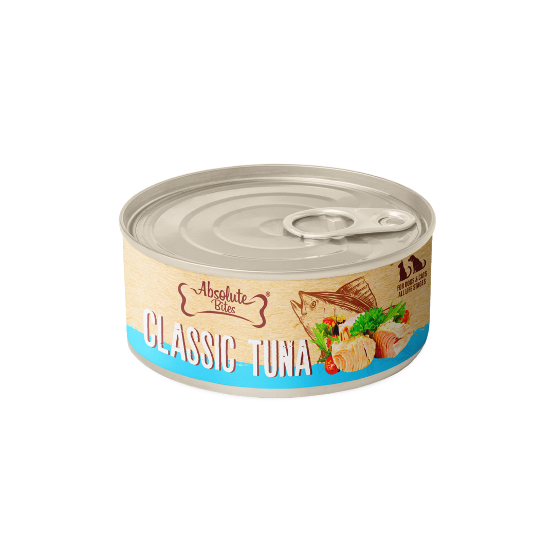 Absolute Bites Wet Canned Food - Classic Tuna
