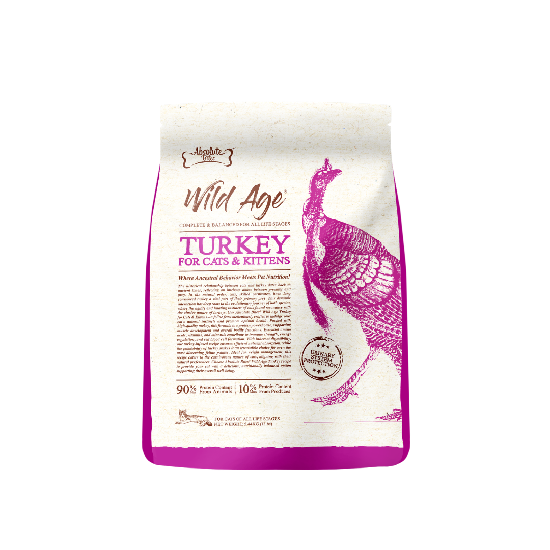 Absolute Bites Wild Age Dry Cat Food | Turkey